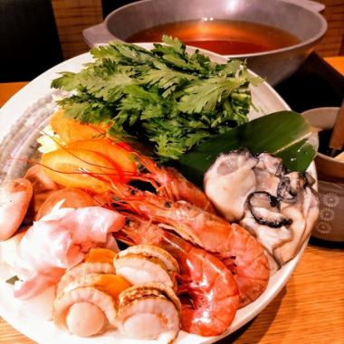 [Hot Pepper exclusive ★] Includes 90 minutes of all-you-can-drink! "Mutsu Seafood Yosenabe Course" 5,000 yen (tax included)