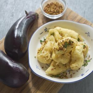 Eggplant Beignets (French Tempura)