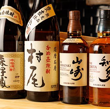 お酒も豊富！レア銘柄も◎