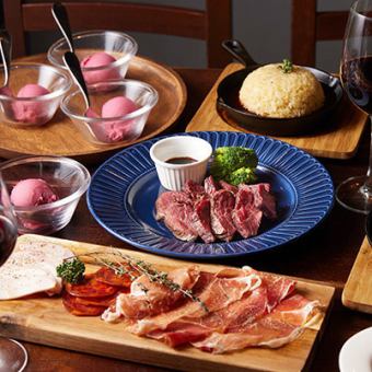 [All-you-can-drink for 2 hours!!] Meat bar 5,000 yen course