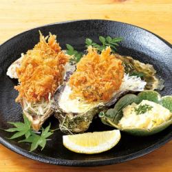 殻付きカキフライ　(二個）