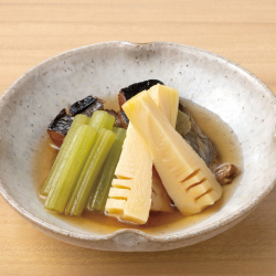 Bamboo shoot and herring taitan