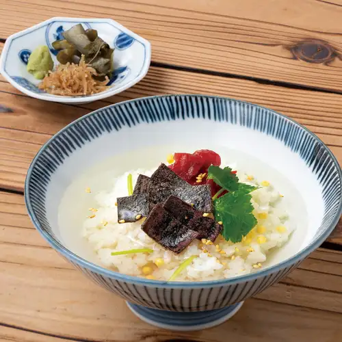좋은 소금 매화 치리 멘 차 절임