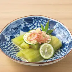 翡翠なす すだち香る出汁浸し