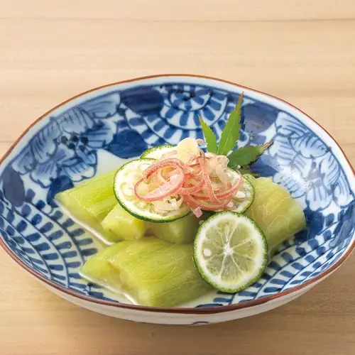翡翠なす すだち香る出汁浸し