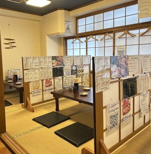 和風情緒を感じる隠れ家のような落ち着く店内です