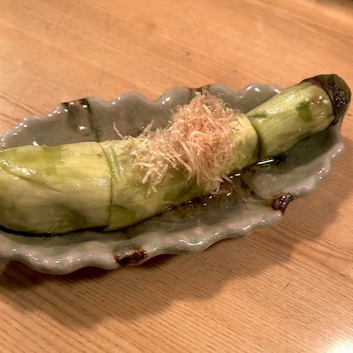 長茄子の焼き浸し
