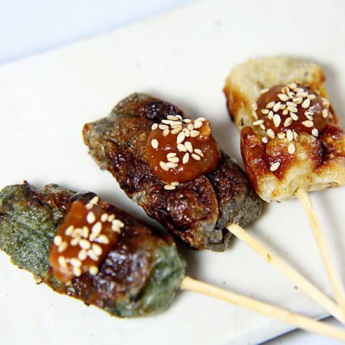 三種京生麩田楽