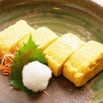 チーズと明太子オムレツ/鶏みそと九条ねぎオムレツ/フワ旨だし巻き
