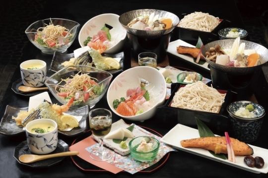 [Tamaruya original ◆ 2 hours all-you-can-drink included ◇ Banquet course with soba [6 dishes in total] 6,000 yen]