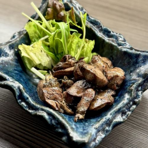烤雞心和沙丁魚