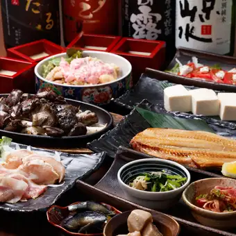 【2時間飲み放題付き】地酒、生ビールも飲み放題☆プレミアム飲み放題コース 7,000円(税込み)