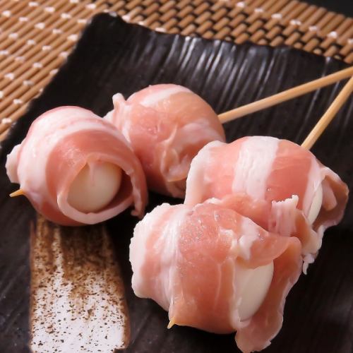 うずら(Grilled Quail Egg Skewer)