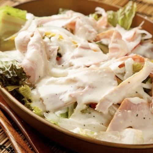 濃厚Wチーズのシーザーサラダ