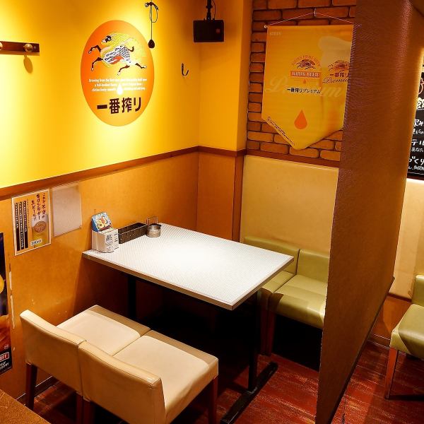 [Semi-private room] You can use even a small number of people! Of course you can enjoy a la carte dishes, courses with all-you-can-drink, all-you-can-drink menu, etc. Please use according to your budget and scene.We also carry out infection prevention measures such as splash infection prevention.