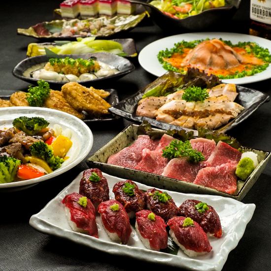 A variety of carefully selected meat dishes featuring branded beef, pork, and chicken meat♪
