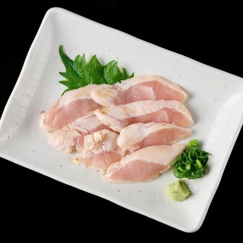 宮崎県産種鶏ささみのタタキ