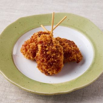 鶏ごぼう串カツ