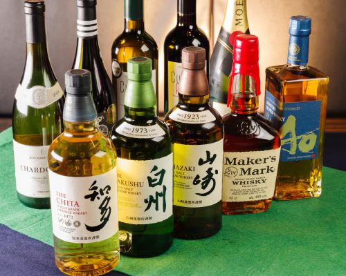 [Premium all-you-can-drink] 200 types including Yamazaki and Ao 2h 2700 yen