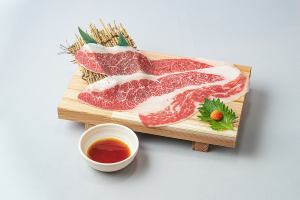 Domestic beef grilled shabu