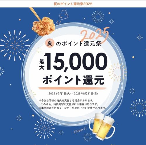 ポイント還元祭