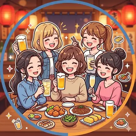 【女子会】涼華（りょうか）コース◆飲み放題3時間
