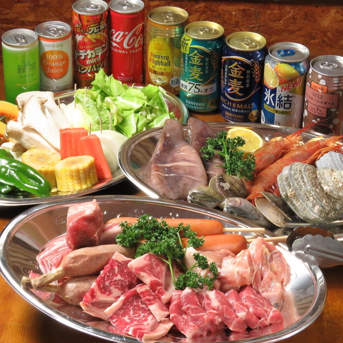 テラス席はペット同伴可能！飲み放題やBBQセットもテラス席限定で楽しめる☆