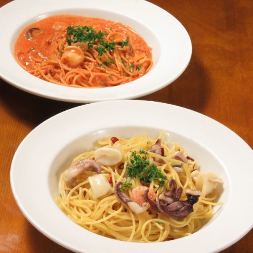 ≪イタリアンメニューもみなと家の隠れた魅力♪≫ 海鮮ペスカトーレパスタ ￥1,200（税込）