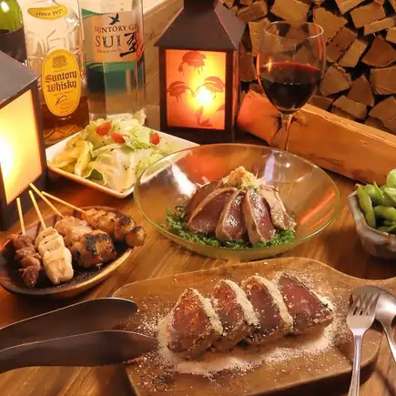 【☆燦宴特製秋限定コース☆】旬の鰹を贅沢に使用した全8品の季節限定コース!飲放題付4,000円