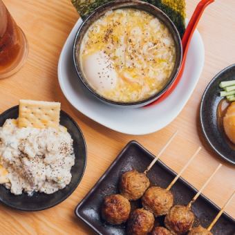 2H飲み放題付◆満腹8品コース！タルタルチキン、鶏の煮込みなどボリューム満点！3980円(税込)