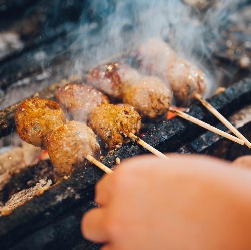 限界手ごね自家製つくね 大葉&胡椒入り