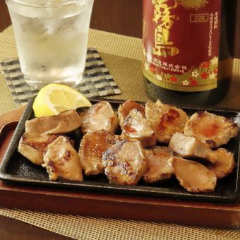 Grilled pork tongue