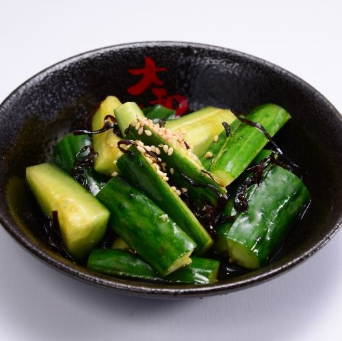 塩昆布キューリ/塩昆布キャベツ/ポテトサラダ/冷やしトマト　各