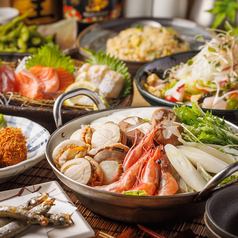 【豪華食材◎3時間飲み放題付】 全10品 『豪華絢爛 KIWAMI鍋コース』 5500円（税込）