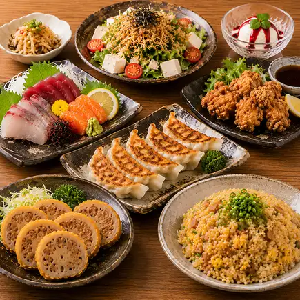 【九州黒豚◎3時間飲み放題付き】全8品『本格黒豚餃子コース』3,500円(税込)