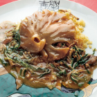 Braised Shark Fin and Kujo Leek Sauce Rice (Serves 2-3)