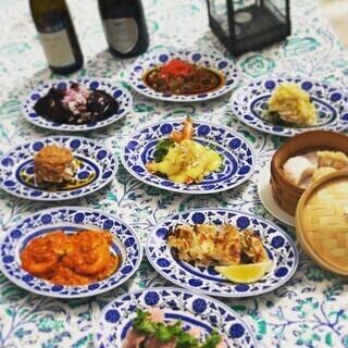 【満足感抜群◎シェフおまかせコース】飲み放題120分付き (L.O.30分前)＜8800円(税込)＞