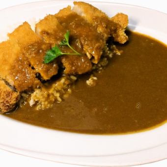 Domestic pork loin cutlet curry