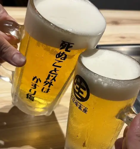 キンキンに冷えた生ビール