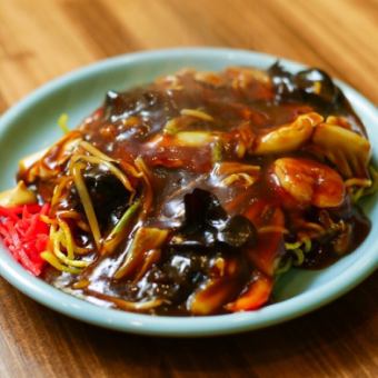 五目あんかけ野菜いっぱい焼きそば