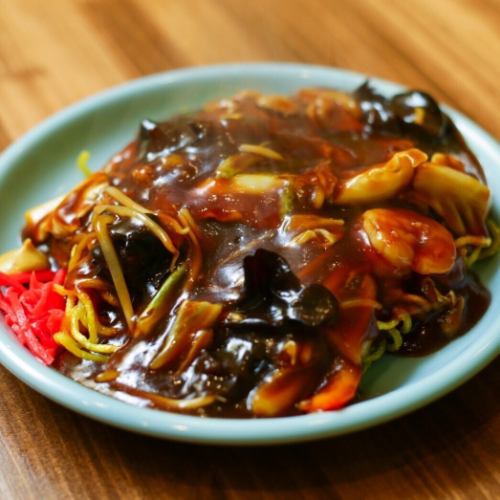 五目あんかけ野菜いっぱい焼きそば