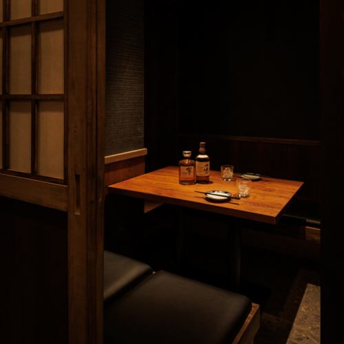 ゆったり過ごせるプライベート空間！デートから少人数での飲み会、女子会まで幅広いシーンにおすすめです！周りを気にせずくつろげる個室空間は、特別な日にもピッタリ！席のみ予約も大歓迎です！