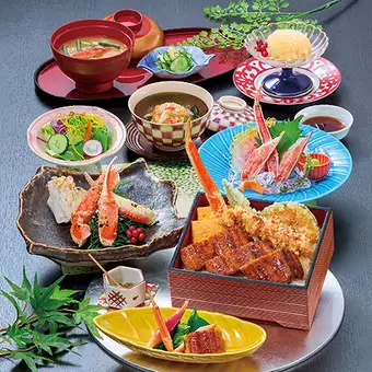 7/1~8/31【うなぎ祭】かに鰻重が主役の季節会席 浜名 ~はまな~