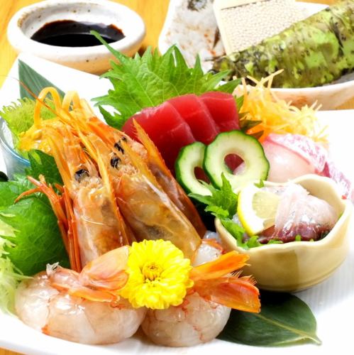 Enjoy fresh fish for banquet ♪