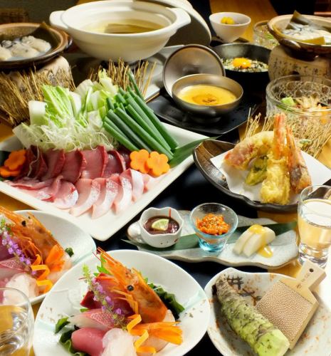 Special ingredients from Hokuriku ♪ Banquet course where you can enjoy seafood