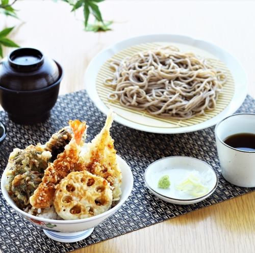 Tendon and soba set