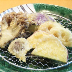 【盛り合わせ】野菜天五種盛り