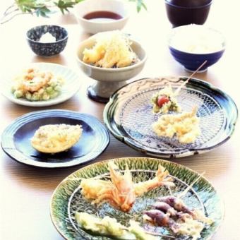 初夏の天ぷら膳