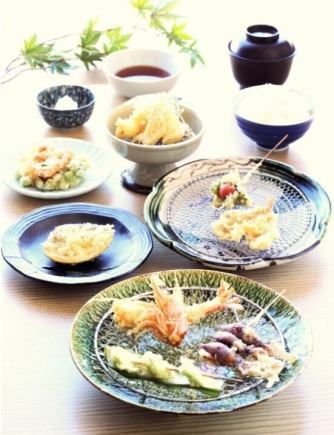 初夏の天ぷら膳