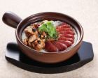 骨つきバラ肉黒豆蒸し腸詰めの土鍋ご飯